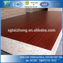 18mm Sapeli Melamine Blockboard